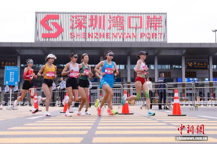 粤港澳全运会史上首场跨境马拉松无感智慧通关